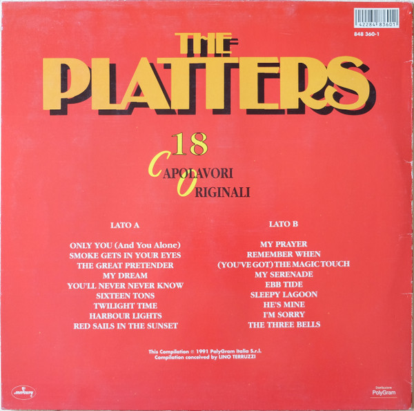 The Platters - 18 Capolavori Originali (LP, Album, Comp)