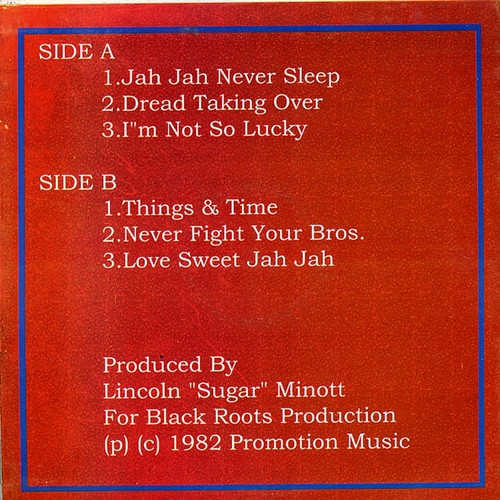 Barry Brown - I'm Not So Lucky (LP, Album, RP)