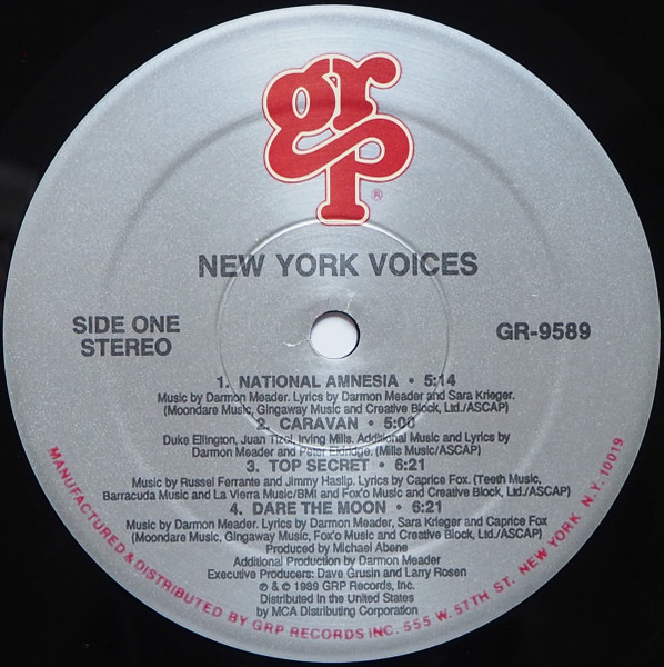 New York Voices - New York Voices (LP, Album)