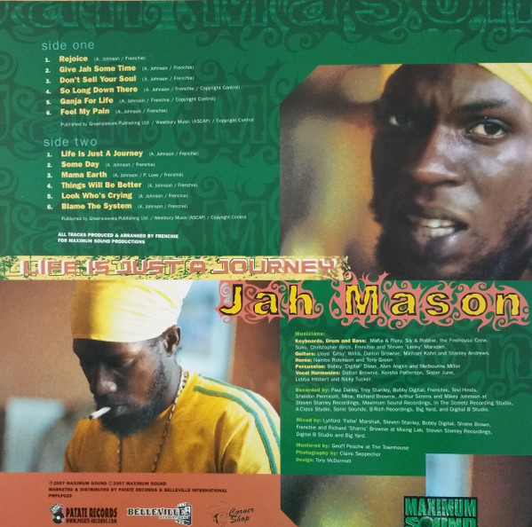 Jah Mason - Life Is Just A Journey (LP, Album)
