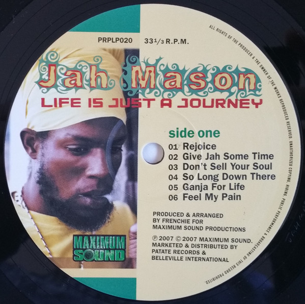 Jah Mason - Life Is Just A Journey (LP, Album)