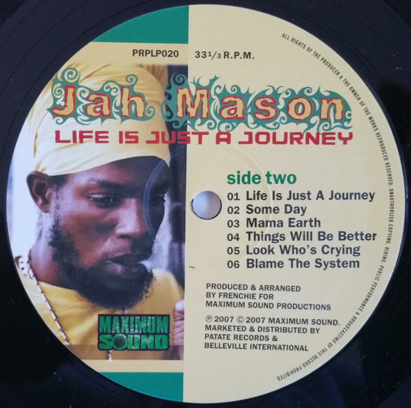 Jah Mason - Life Is Just A Journey (LP, Album)