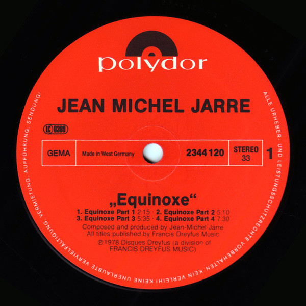 Jean Michel Jarre* - Equinoxe (LP, Album)