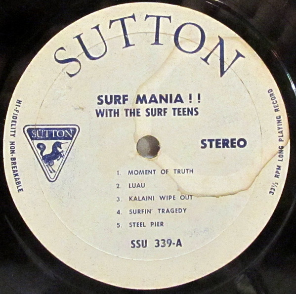 The Surf Teens - Surf Mania (LP, Album)