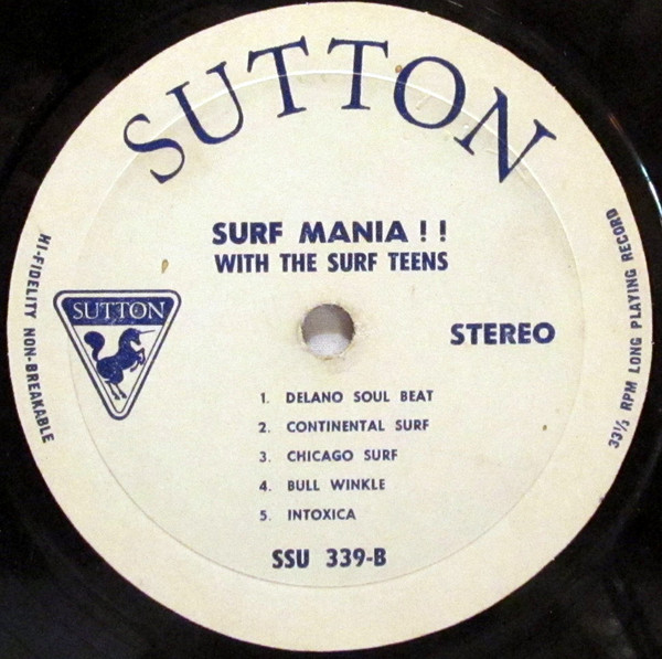 The Surf Teens - Surf Mania (LP, Album)