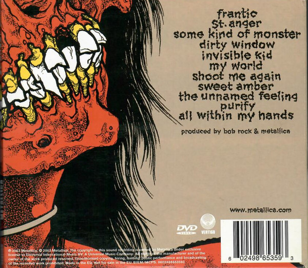 Metallica - St. Anger (CD, Album, Enh, Ltd, Dig + DVD-V)