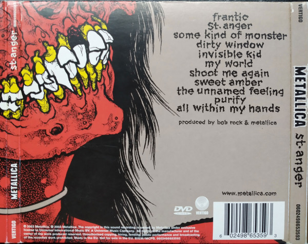 Metallica - St. Anger (CD, Album, Enh, Ltd, Dig + DVD-V)