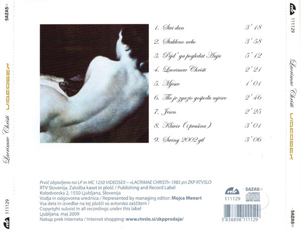 Videosex - Lacrimae Christi (CD, Album, RE, RM)