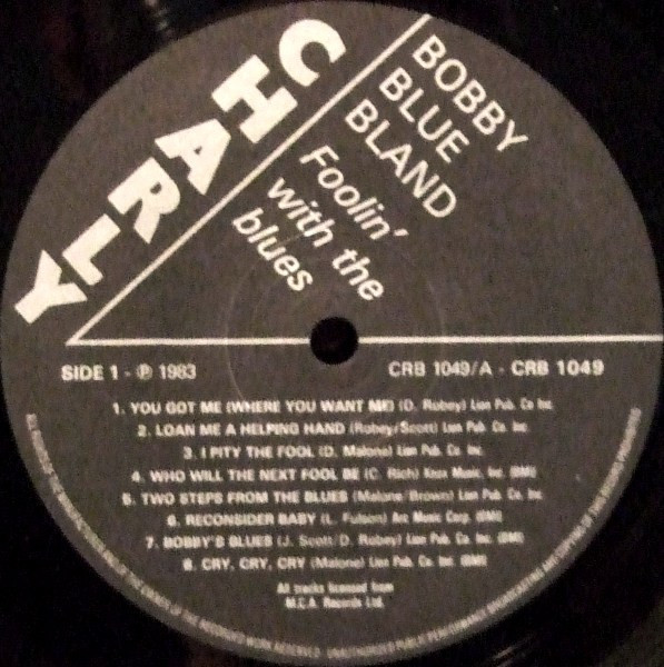 Bobby Blue Bland* - Foolin' With The Blues (LP, Comp)