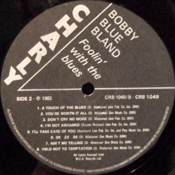 Bobby Blue Bland* - Foolin' With The Blues (LP, Comp)
