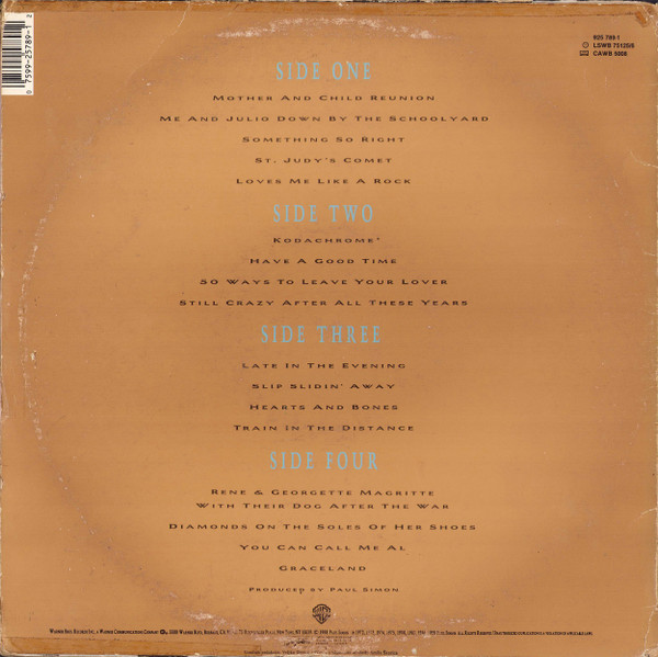 Paul Simon - Negotiations And Love Songs 1971-1986 (2xLP, Comp)