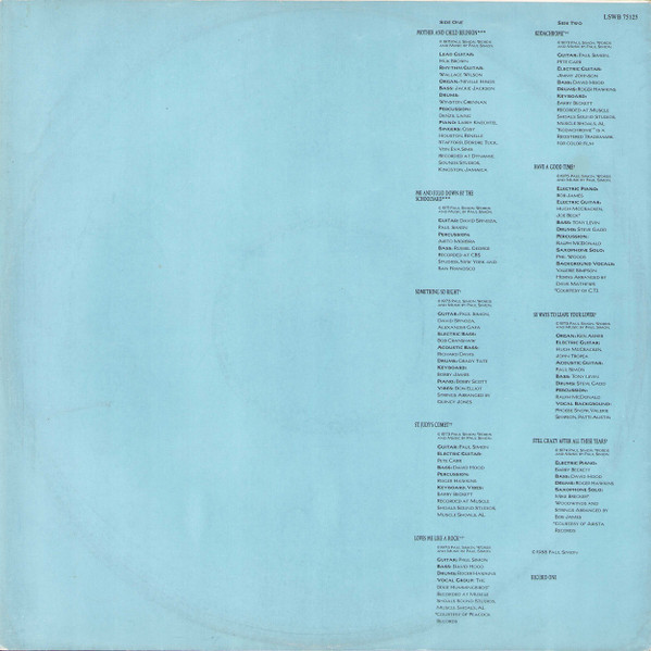 Paul Simon - Negotiations And Love Songs 1971-1986 (2xLP, Comp)