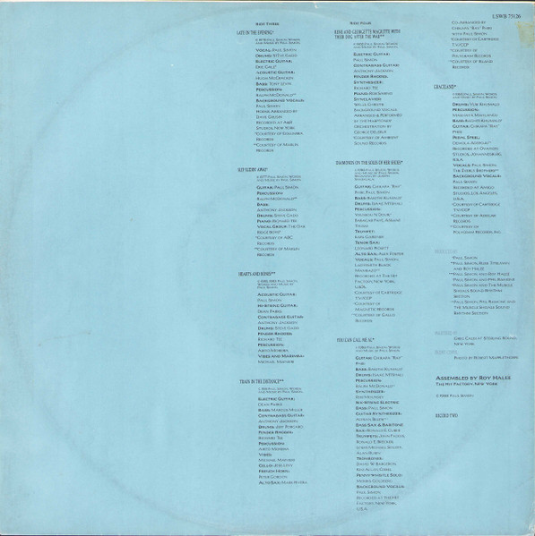 Paul Simon - Negotiations And Love Songs 1971-1986 (2xLP, Comp)