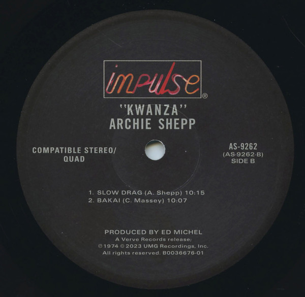 Archie Shepp - Kwanza (LP, Album, RE, 180)