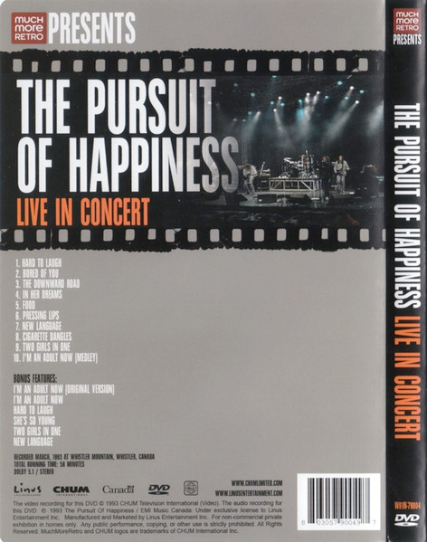 The Pursuit Of Happiness - Live In Concert (DVD)