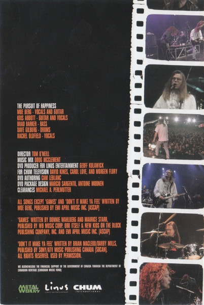 The Pursuit Of Happiness - Live In Concert (DVD)
