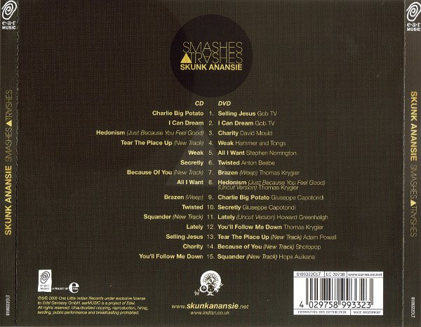 Skunk Anansie - Smashes & Trashes (CD, Comp, RM + DVD-V, Comp)