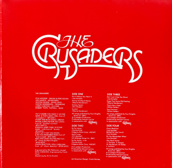 The Crusaders - The Best Of The Crusaders (2xLP, Comp, RE)