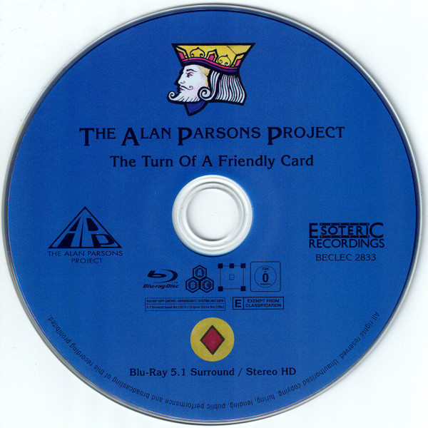 The Alan Parsons Project - The Turn Of A Friendly Card (Blu-ray, Blu-ray-A, Album, RE, RM, Multichannel)