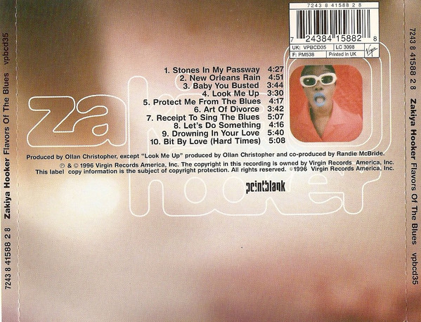 Zakiya Hooker - Flavors Of The Blues (CD, Album)