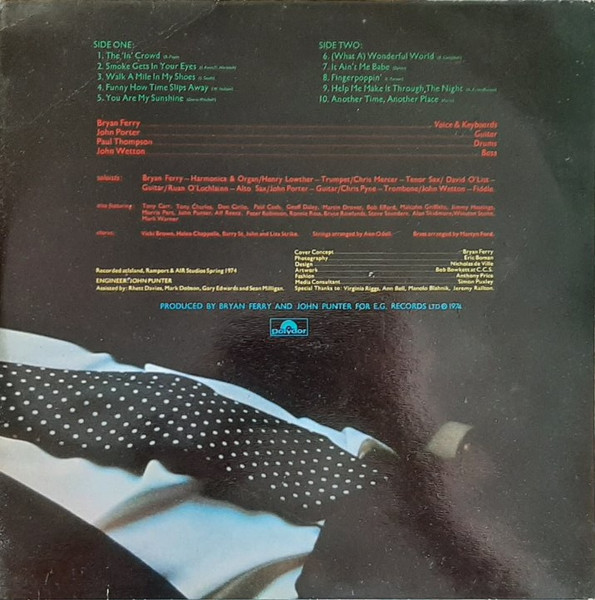 Bryan Ferry - Another Time, Another Place (LP, Album, RE, Gat)