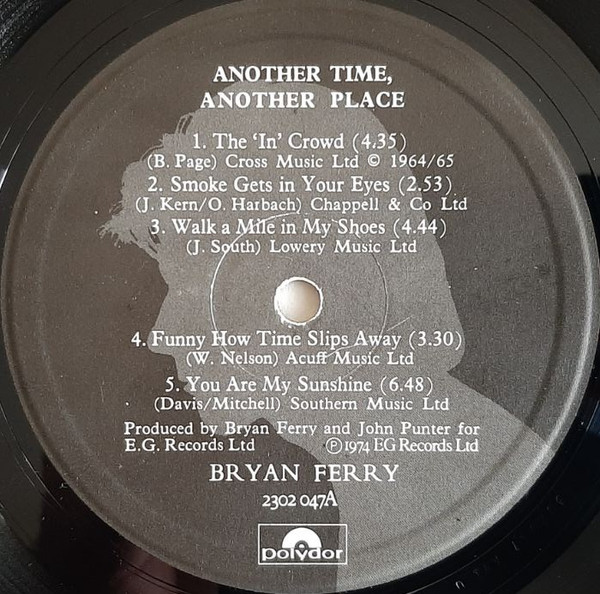 Bryan Ferry - Another Time, Another Place (LP, Album, RE, Gat)