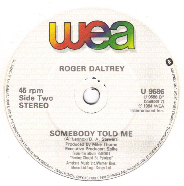 Roger Daltrey - Walking In My Sleep (7
