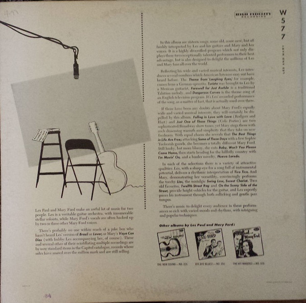 Les Paul & Mary Ford - Les And Mary (LP, Album)