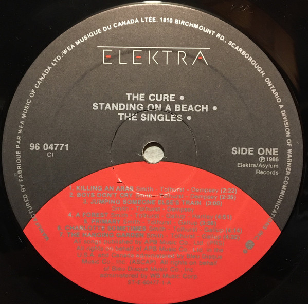 The Cure - Standing On A Beach - The Singles (LP, Comp)