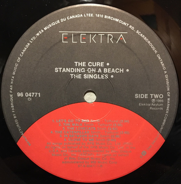 The Cure - Standing On A Beach - The Singles (LP, Comp)