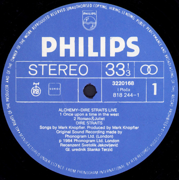 Dire Straits - Alchemy - Dire Straits Live (2xLP, Album, RP, Gat)