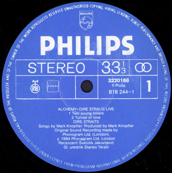 Dire Straits - Alchemy - Dire Straits Live (2xLP, Album, RP, Gat)