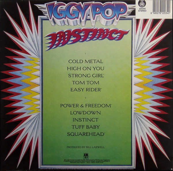 Iggy Pop - Instinct (LP, Album)