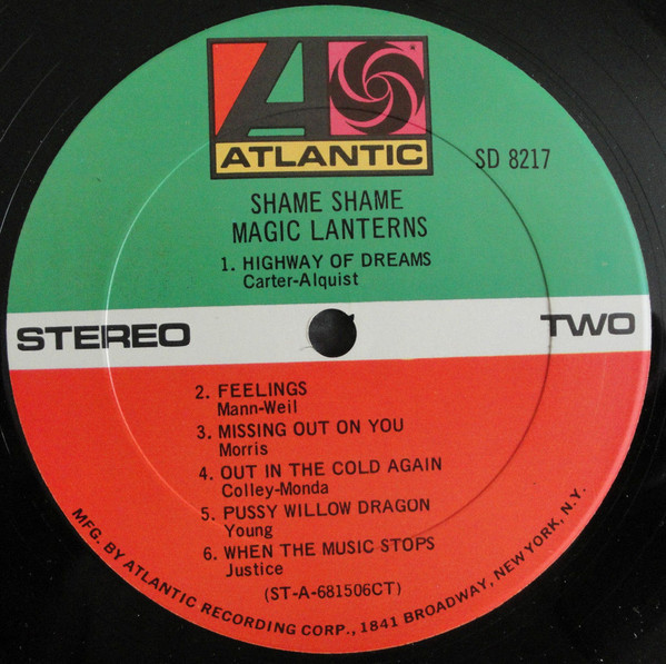 The Magic Lanterns* - Shame Shame (LP, Album, CT)