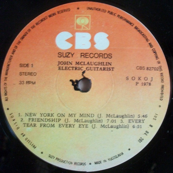 Johnny McLaughlin* - Electric Guitarist (LP, Album)