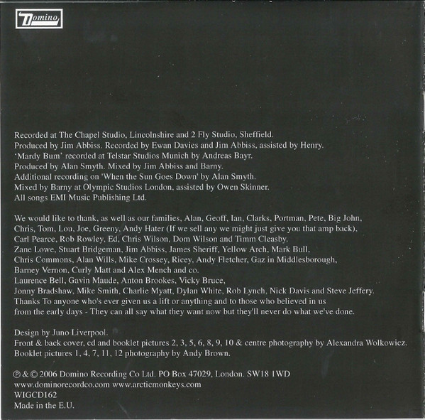 Arctic Monkeys - Whatever People Say I Am, That's What I'm Not (CD, Album, Jew)