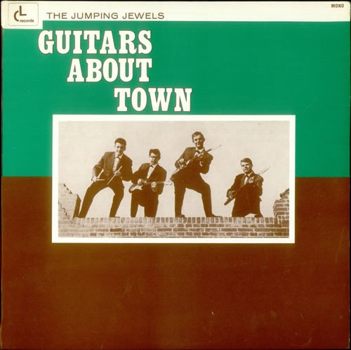 The Jumping Jewels - Guitars About Town (LP, Mono, RE)