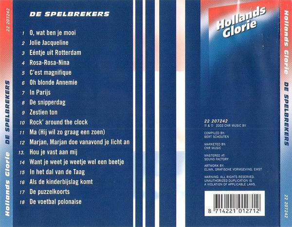 De Spelbrekers - De Spelbrekers (CD, Comp)