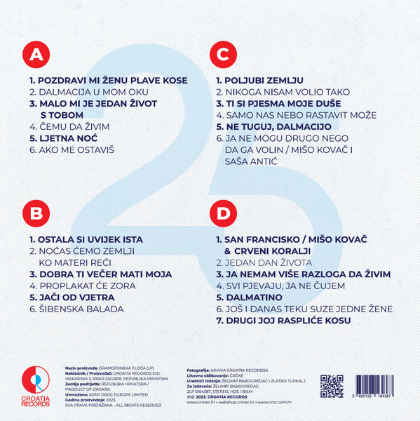 Mišo Kovač - 25 Greatest Hits - Mišo Kovač (2xLP, Comp)