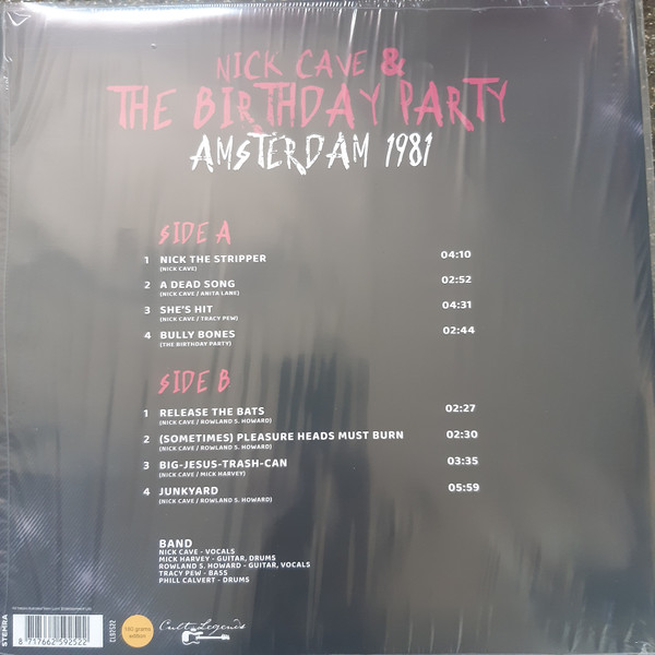 Nick Cave & The Birthday Party* - Amsterdam 1981 (LP, Unofficial)