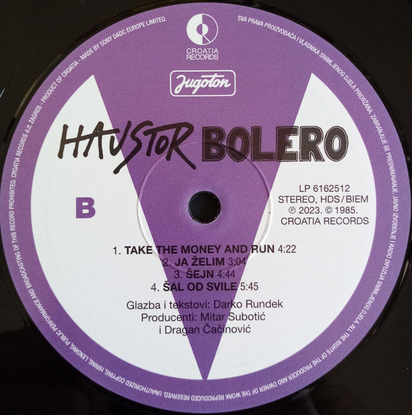 Haustor - Bolero (LP, Album, RE, RM, 180)