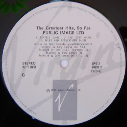 Public Image Ltd* - The Greatest Hits, So Far (2xLP, Comp)
