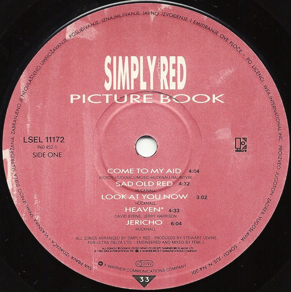 Simply Red - Picture Book (LP, Album)
