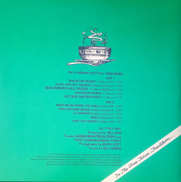 ZZ Top - Tres Hombres (LP, Album, RE, Gat)