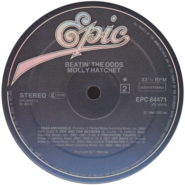 Molly Hatchet - Beatin' The Odds (LP, Album)