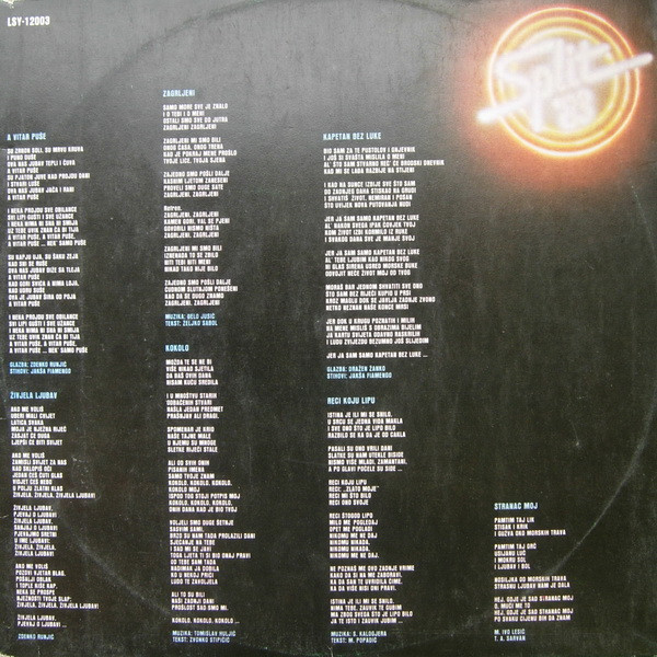 Various - Festival Zabavne Glazbe Split '83 (2xLP, Album, Comp, RP)