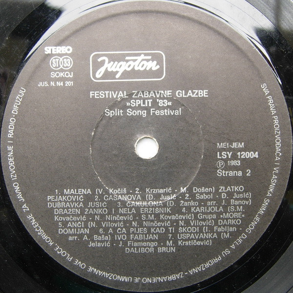 Various - Festival Zabavne Glazbe Split '83 (2xLP, Album, Comp, RP)