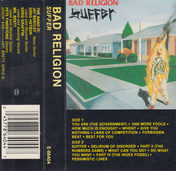 Bad Religion - Suffer (Cass, Album)