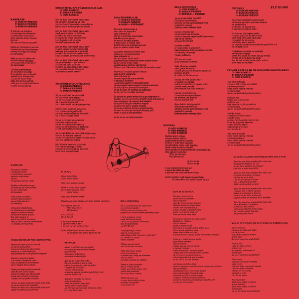 LaÄni Franz - Ne Mi Dihat Za Ovratnik (LP, Album, RE, RM)