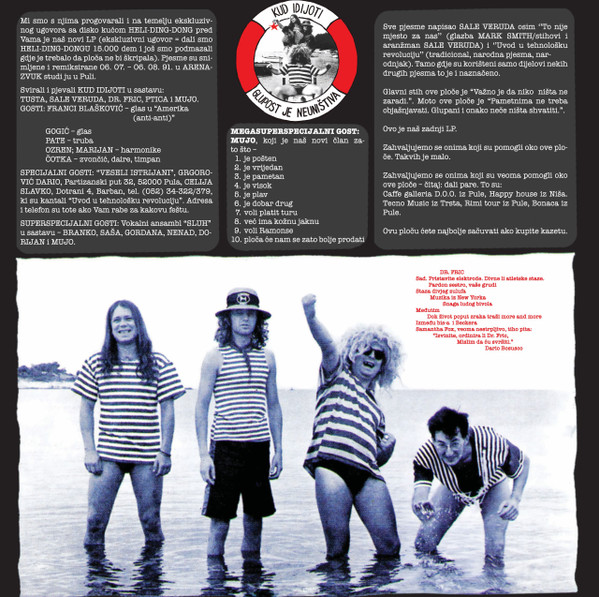 Kud Idijoti - Glupost Je NeuniÅ¡tiva (LP, Album, RE, RM)